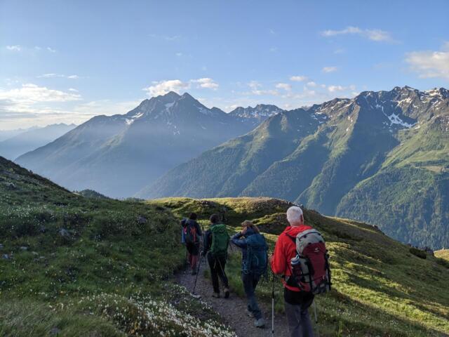 Alpenüberquerung Gruppe