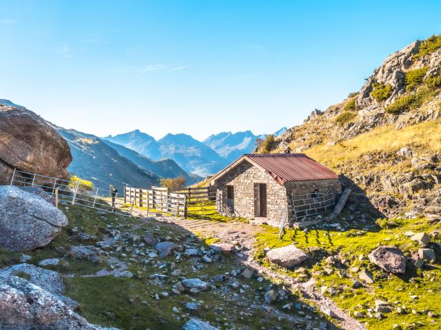 Hütte in den Pyrenaeen