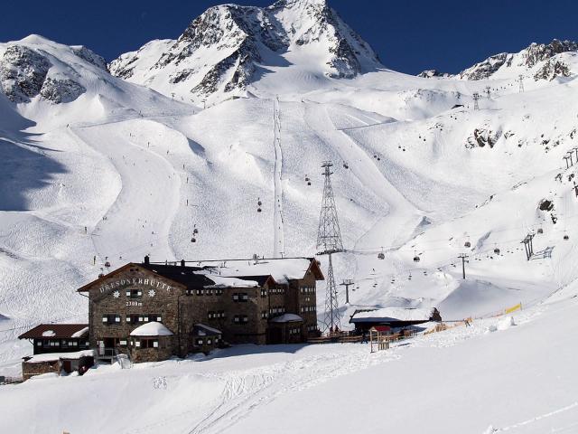 Blick auf die Dresdner Hütte