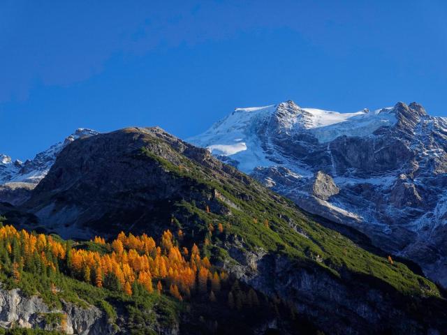 Ortler-Gipfel im Herbst