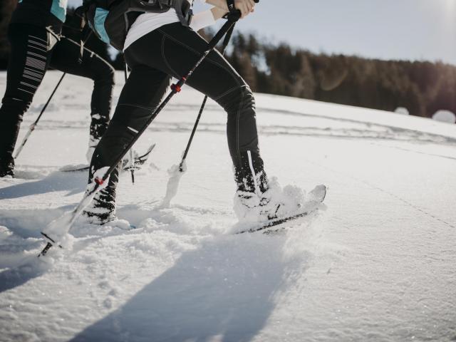 Schneeschuhwanderer im Grossarltal