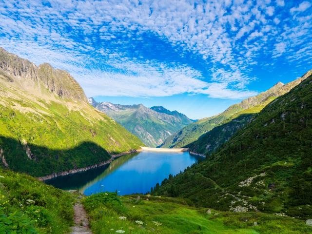 Bergsee in den Zillertaler Alpen
