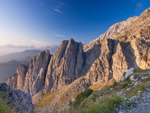 Felsformationen am Monte Civetta in Italien
