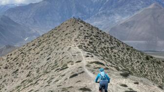 in Mountainbiker in Nepal