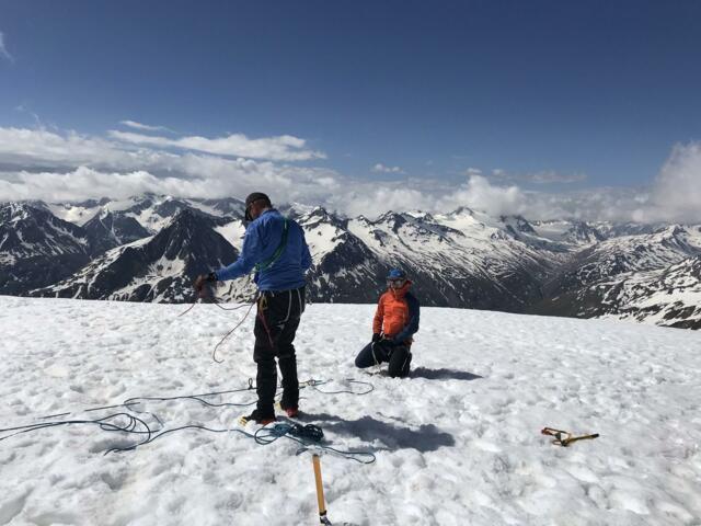 Spaltenbergung in den Ötztaler Alpen