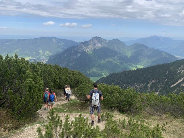 Wandergruppe an der Notkarspitze