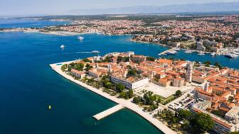 Luftaufnahme von Zadar in Kroatien