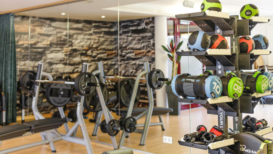 Fitnessraum im Hotel Vier Jahreszeiten