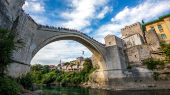 Brücke in Mostar.