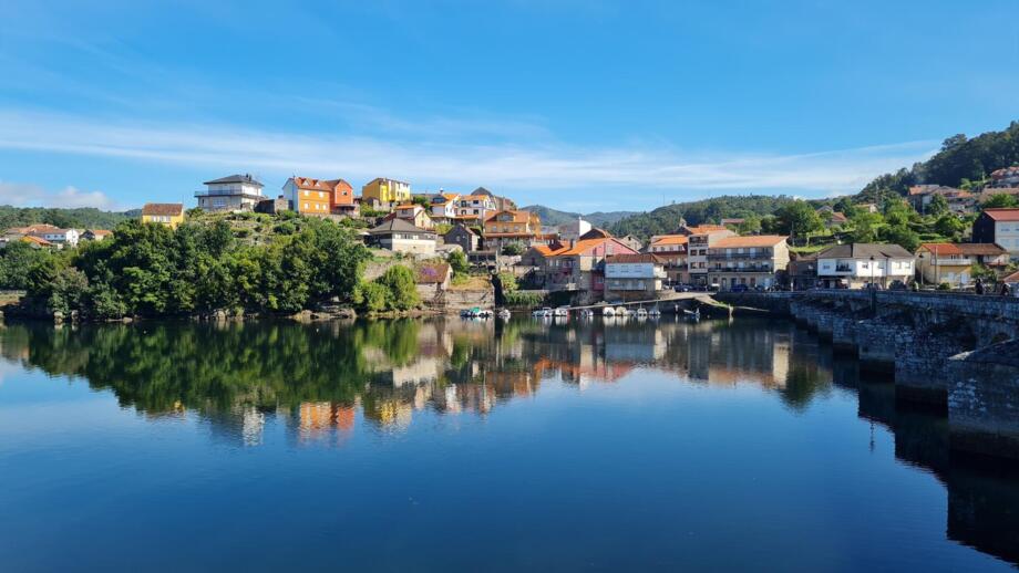 Caldas de Reis Fluss Galizien Spanien