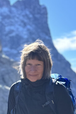 Bergwanderführerin Anna Schärtel