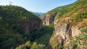 Schlucht des Vorotan-Flusses bei Tatev in Armenien