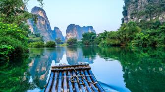 China Karstlandschaf bei Guilin