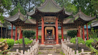 Die Große Moschee im muslimischen Viertel in der Altstadt von Xi'an