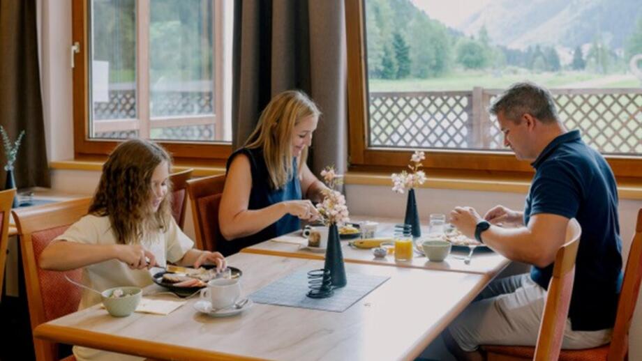 Frühstück im Alpine B&B