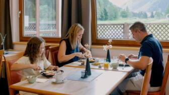 Frühstück im Alpine B&B