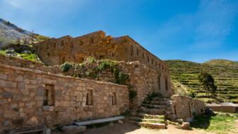 Inkaruine auf der Sonneninsel im Titicacasee