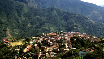 Stadt Corioco in den Yungas