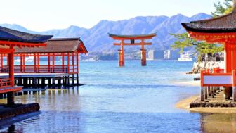 Shinto Shrein auf der Insel Itsukushima