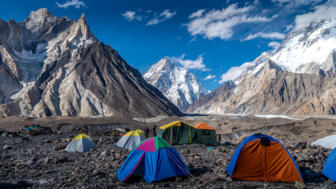 Pakistan Karakorum Concordia Berg K2 Zeltlager