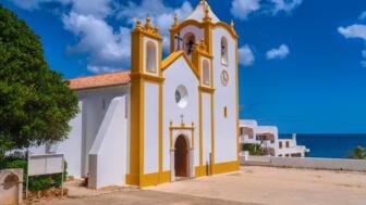 Praia da Luz Kirche Lagos Portugal
