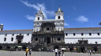 Quito, Plaza San Francisco mit Kathedrale
