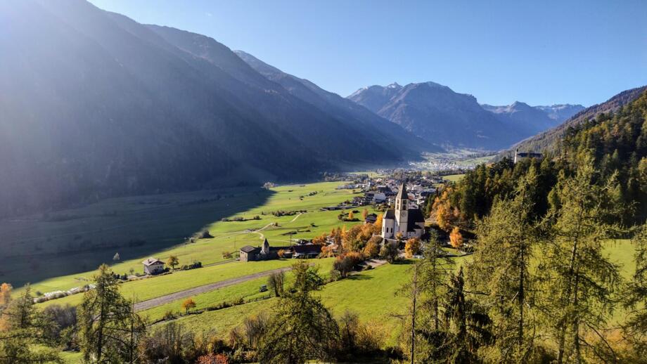 Dorf Taufers im Münster im obere Vinschgau