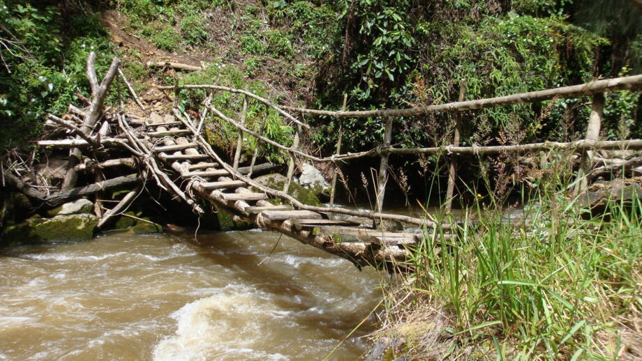 expeditionen-papua-2009-carstensz-pyramide-natur-panorama-landschaft-berge-fluss-bruecke-passing-hanging-bridge.jpg