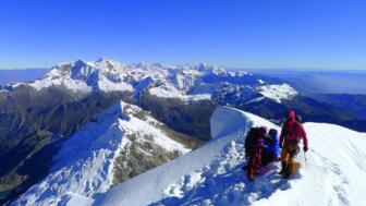 Schneebedeckte Gipfel