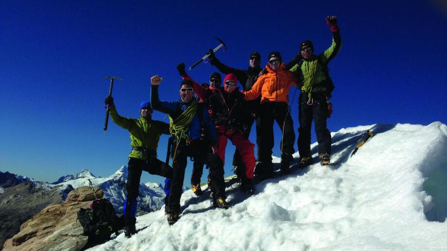 Gruppe am Gipfel