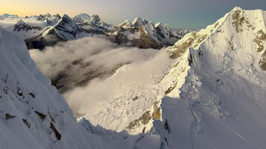 Blick auf die Bergketten