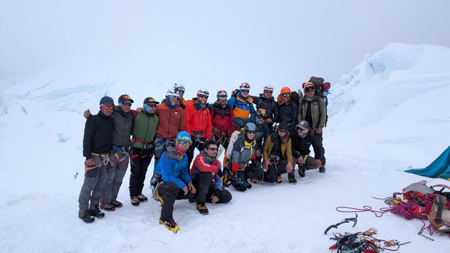 Gruppenfoto am Gipfel