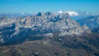 Dolomiten Bergpanorama im Fassatal