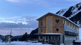 Abendstimmung an der Dortmunder Hütte im Kühtai