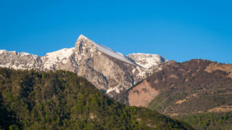 Ein Berg in den Julischen Alpen.