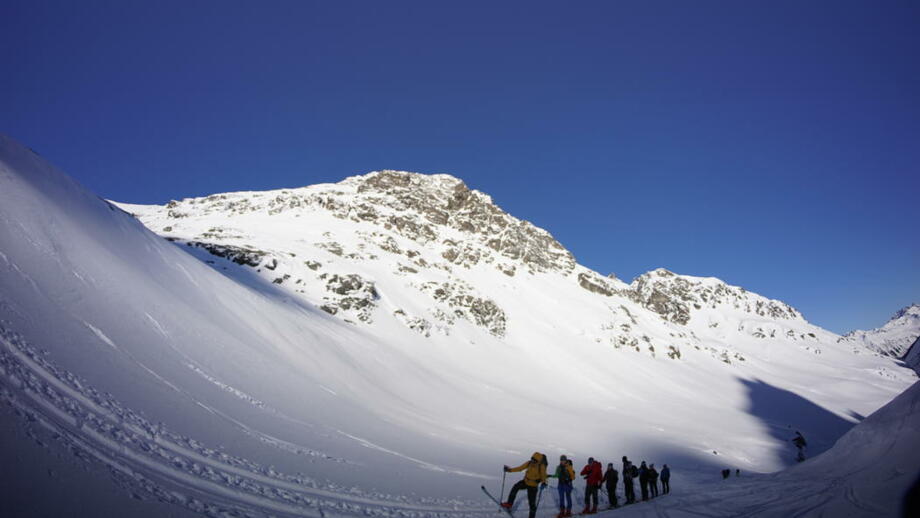 Blick auf die umliegenden Berge im Pitztal