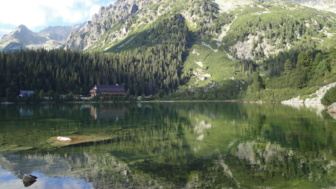 Berg und Seepanorama Hohe Tatra