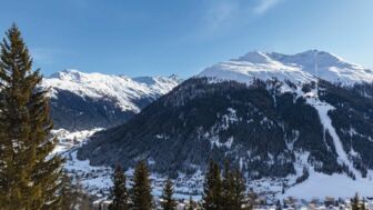 Aussicht auf Davos