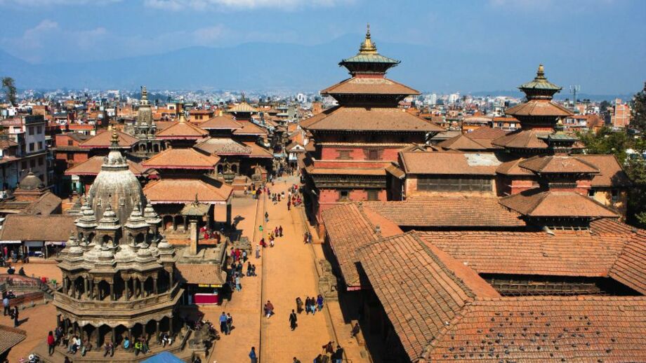 Blick auf den Durbar Square