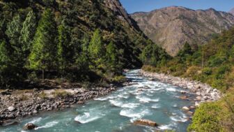 der Langtang Fluss