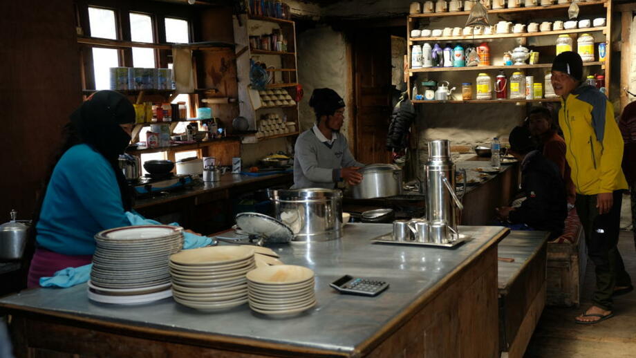 Küche im Himalaya