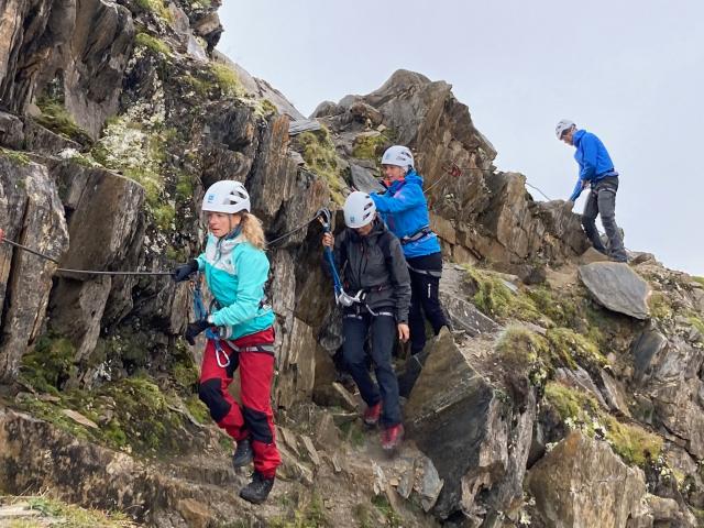 Klettersteig im Venedigergebiet