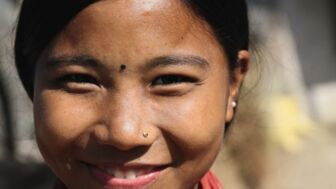 junges Mädchen in Nepal