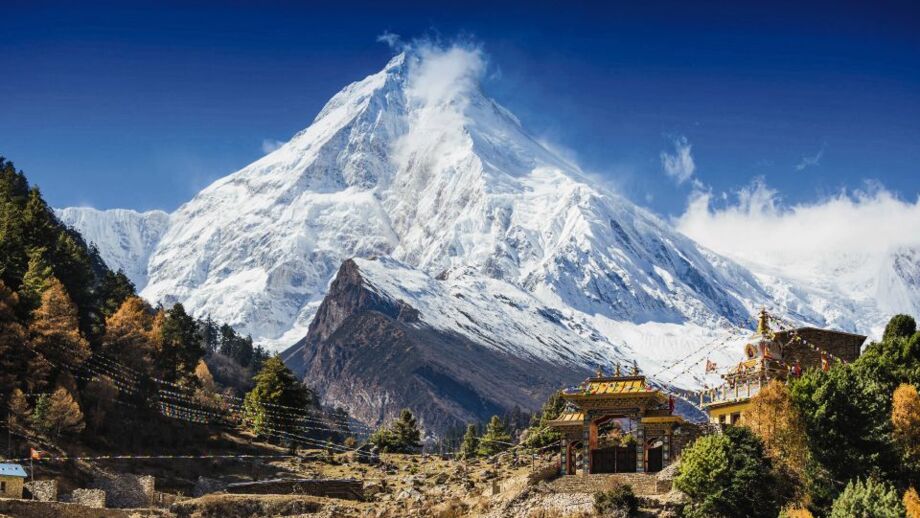 Berglandschaft des Himalayas