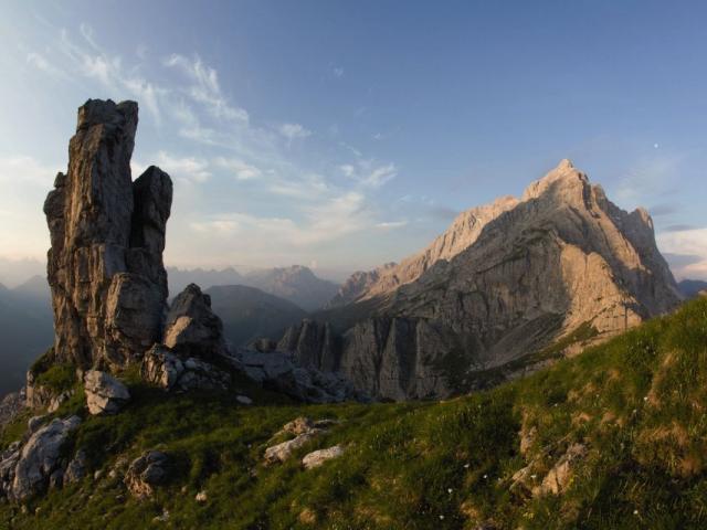 Felsformationen in den Dolomiten