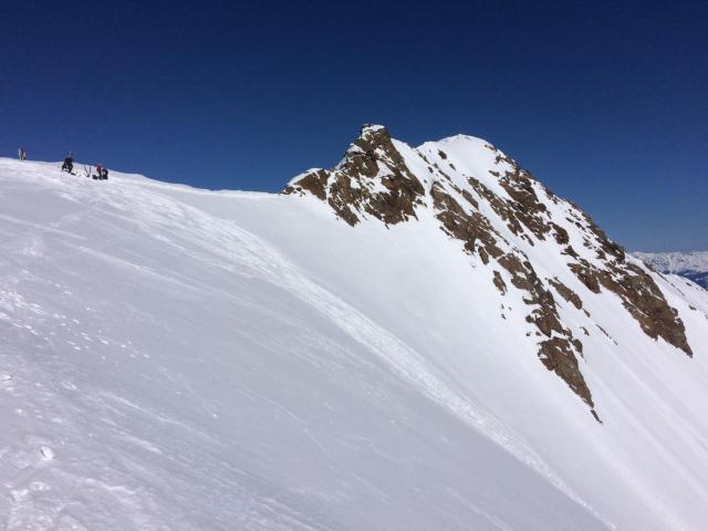 Skitourengeher an der Weißkugel