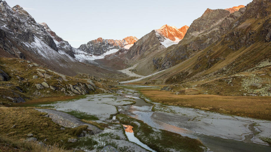 Das Tal hinter der Hütte