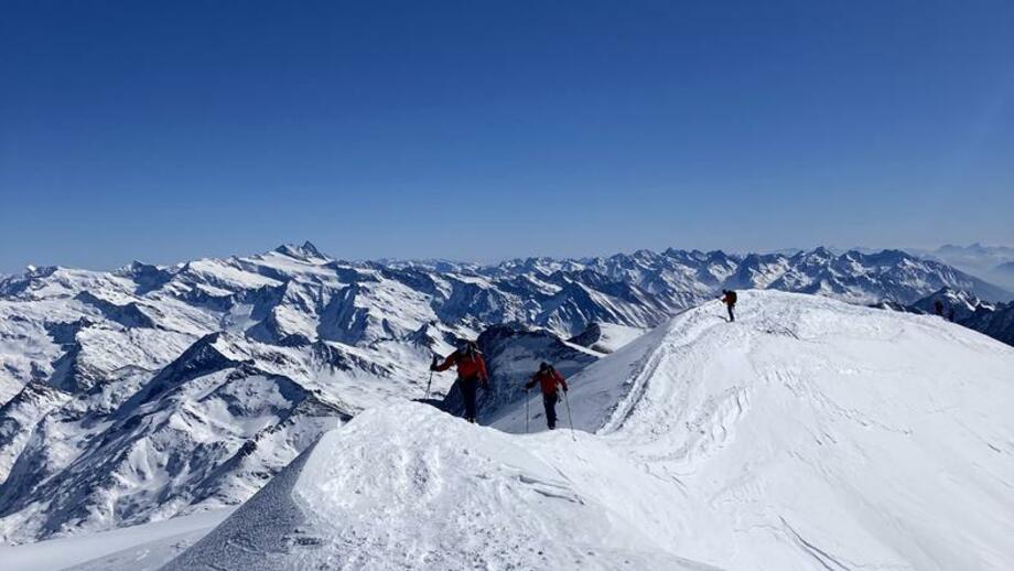 Bergblick Osttiroler Skiroute.
