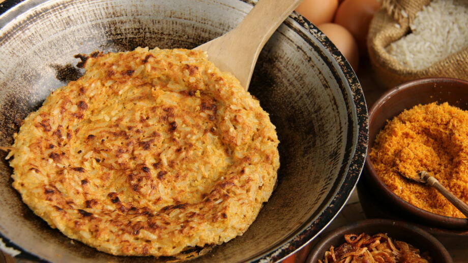 Knuspriger Brotfladen in Jordanien