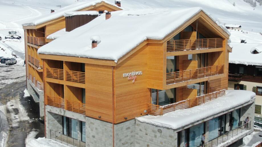 Montivas Lodge von außen